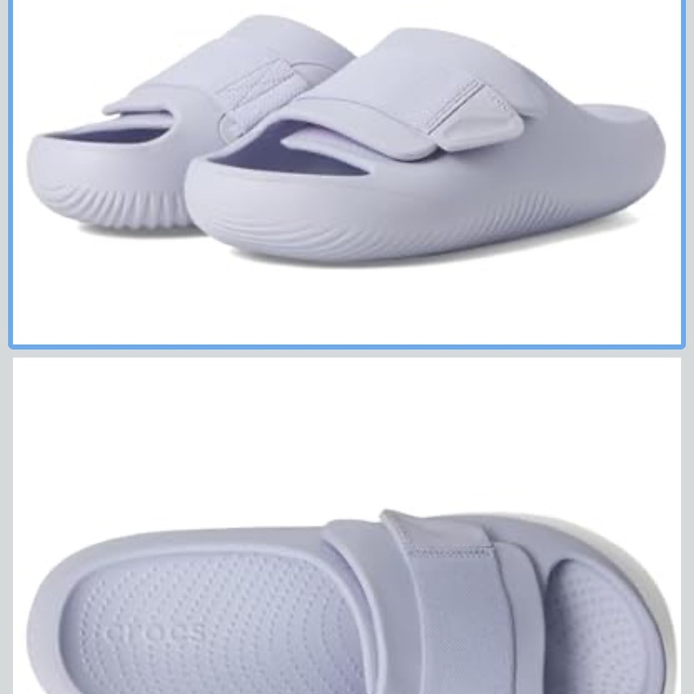 CROCS Lavender Slip-On Slippers